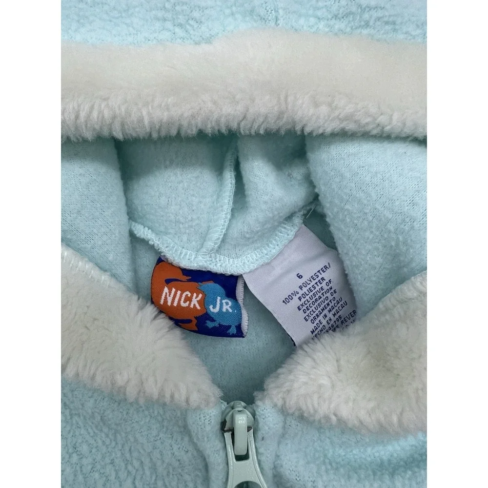 Nick Jr. Dora The Explorer Kids Jacket - Light‎ Blue - Size 6 - RARE! *Flaw*